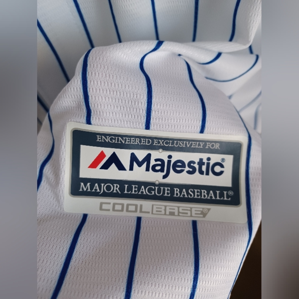 Men's Size Large Chicago Cubs Kris Bryant #17 Majestic MLB Baseball Jersey - Picture 10 of 10